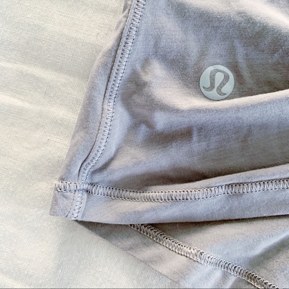 Lululemon open back deep stretch gray tank - Picture 3 of 4